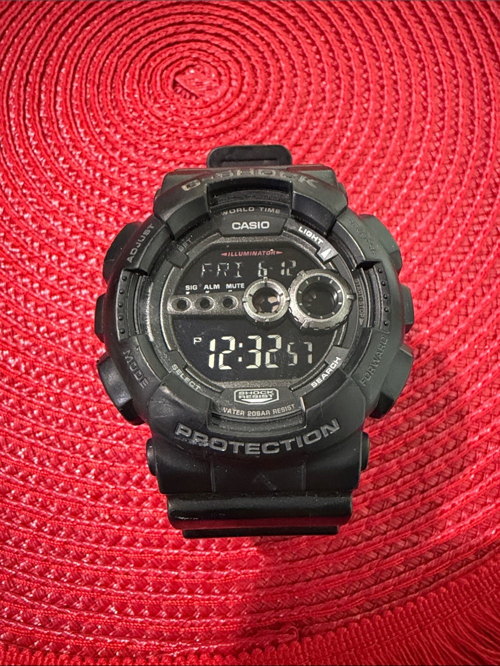 Casio Black Digital G-Shock Sports Watch